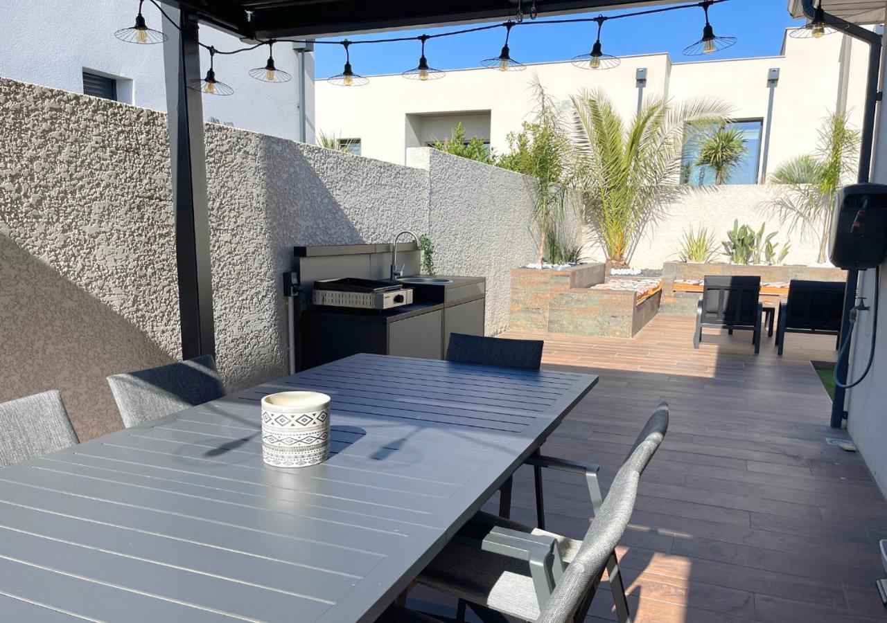 Villa Contemporaine Avec Piscine Chauffee Proche Des Plages Sauvian Exteriér fotografie