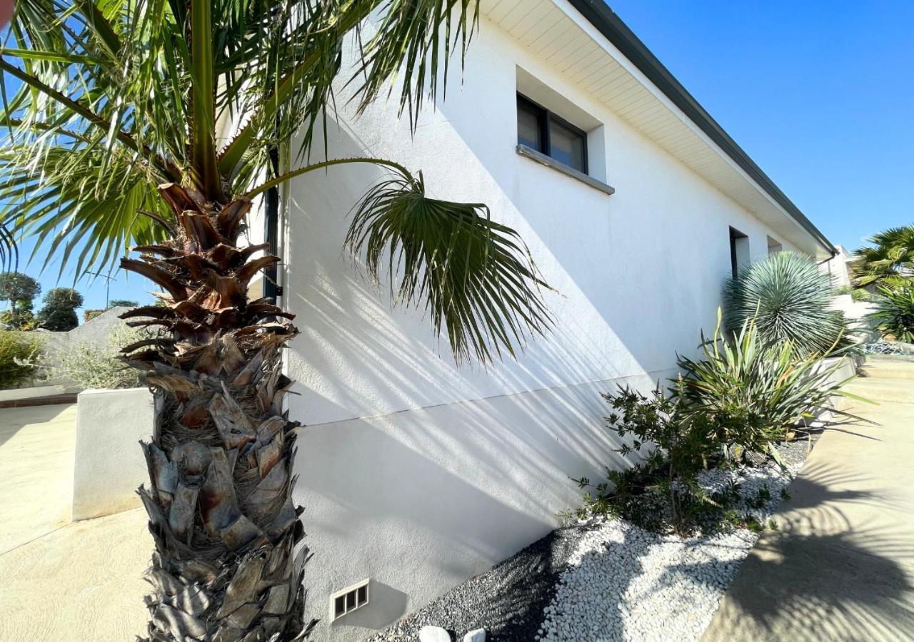 Villa Contemporaine Avec Piscine Chauffee Proche Des Plages Sauvian Exteriér fotografie