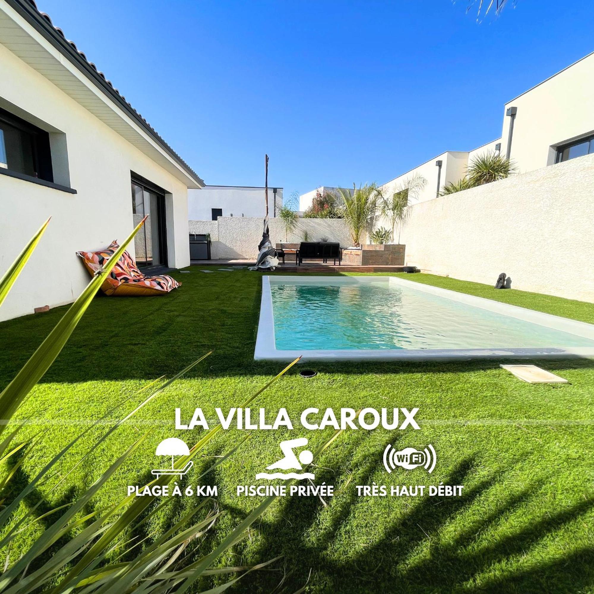 Villa Contemporaine Avec Piscine Chauffee Proche Des Plages Sauvian Exteriér fotografie